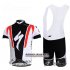 Abbigliamento Specialized 2012 Manica Corta E Pantaloncino Con Bretelle Nero E Rosso