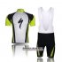 Abbigliamento Specialized 2013 Manica Corta E Pantaloncino Con Bretelle Verde E Bianco