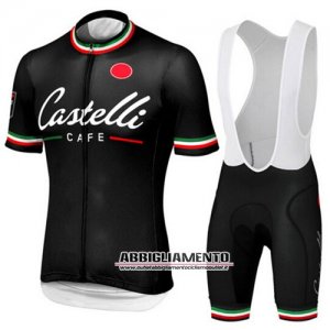 Abbigliamento Castelli 2015 Manica Corta E Pantaloncino Con Bretelle Nero