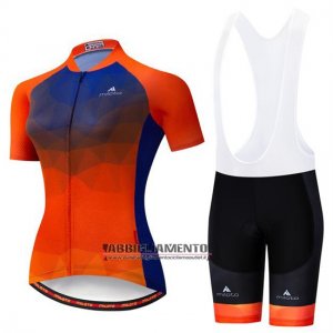 Donne Abbigliamento Miloto 2019 Manica Corta e Pantaloncino Con Bretelle Viola Arancione