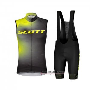 Gilet Antivento Scott 2021 Nero Giallo