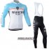 Abbigliamento Bianchi 2014 Manica Lunga E Calza Abbigliamento Con Bretelle Bianco E Celeste