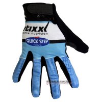 2020 Etixx Quick Step Guanti Dita Lunghe Ciclismo Blu Nero Bianco