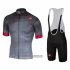 Abbigliamento Castelli 2020 Manica Corta e Pantaloncino Con Bretelle Rosso Grigio