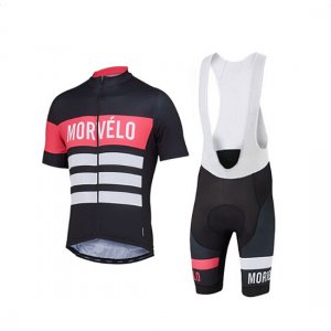 Abbigliamento Morvelo 2017 Manica Corta e Pantaloncino Con Bretelle nero