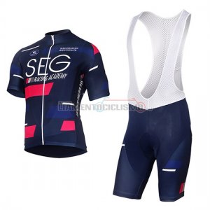 Abbigliamento SEG Racing Academy 2017 Manica Corta E Pantaloncino Con Bretelle blu e rossoo