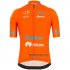 Abbigliamento Tour Down Under Ochre 2019 Manica Corta e Pantaloncino Con Bretelle Arancione