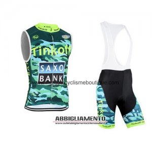 Gilet Antivento SaxoBank Nero E Verde 2015