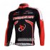 Abbigliamento Merida 2012 Manica Lunga E Calza Abbigliamento Con Bretelle Nero E Rosso