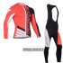 Abbigliamento Specialized 2015 Manica Lunga E Calza Abbigliamento Con Bretelle Nero E Arancione