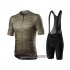 Abbigliamento Castelli 2021 Manica Corta e Pantaloncino Con Bretelle Marrone Verde