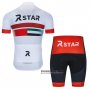 Abbigliamento R Star Manica Corta e Pantaloncino Con Bretelle 2021 Bianco Rosso