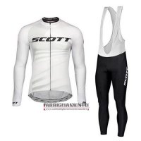 Abbigliamento Scott 2020 Manica Lunga e Calzamaglia Con Bretelle Bianco