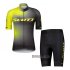 Abbigliamento Scott Manica Corta e Pantaloncino Con Bretelle 2021 Nero Giallo(1)