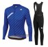 Donne Abbigliamento Sportful 2020 Manica Lunga e Calzamaglia Con Bretelle Blu Bianco