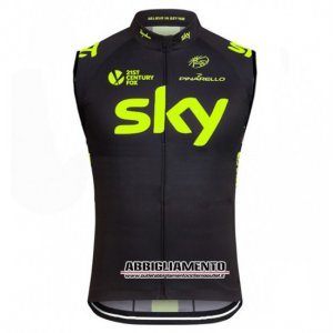 Gilet antivento Sky 2016 Nero E Verde