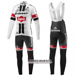 Abbigliamento Giant 2016 Manica Lunga E Calzamaglia Con Bretelle Nero E Bianco