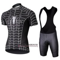 Abbigliamento Marvel Heros Spider Man 2019 Manica Corta e Pantaloncino Con Bretelle Nero