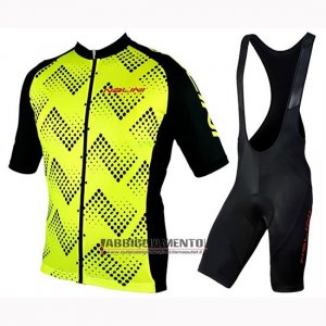 Abbigliamento Nalini Podio 2.0 2019 Manica Corta e Pantaloncino Con Bretelle Nero Giallo