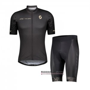 Abbigliamento Scott Manica Corta e Pantaloncino Con Bretelle 2021 Nero