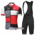 Abbigliamento Castelli 2016 Manica Corta E Pantaloncino Con Bretelle Rosso E Nero