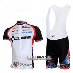 Abbigliamento Cube 2011 Manica Corta E Pantaloncino Con Bretelle Bianco E Nero