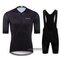 Abbigliamento Le Col 2020 Manica Corta e Pantaloncino Con Bretelle Nero