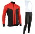 Abbigliamento Northwave 2017 Manica Lunga e Pantaloncino Con Bretelle rosso e nero