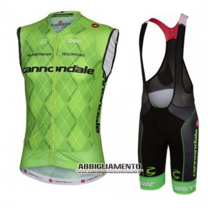 Gilet antivento Cannondale Garmin 2016 Verde E Nero