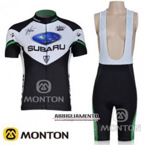 Donne Abbigliamento Subaru 2011 Manica Corta E Pantaloncino Con Bretelle Nero E Bianco