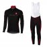 Abbigliamento Castelli 2017 Manica Lunga e Pantaloncino Con Bretelle nero