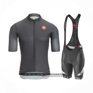 Abbigliamento Castelli 2021 Manica Corta e Pantaloncino Con Bretelle Nero