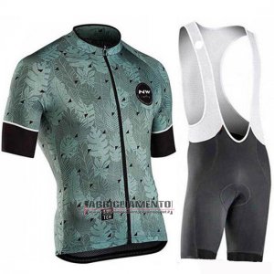 Abbigliamento Northwave 2019 Manica Corta e Pantaloncino Con Bretelle Grigio(2)