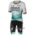 Abbigliamento UCI Mondo Campione Bora 2020 Manica Corta e Pantaloncino Con Bretelle Bianco Verde