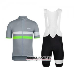 Abbigliamento Rapha 2015 Manica Corta E Pantaloncino Con Bretelle Grigio E Verde