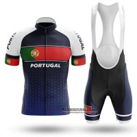 Abbigliamento Campione Portugal 2020 Manica Corta e Pantaloncino Con Bretelle Blu Verde Rosso