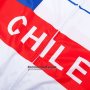 Abbigliamento Chile 2019 Manica Corta e Pantaloncino Con Bretelle Bianco Rosso