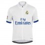 Abbigliamento Real Madrid 2017 Manica Corta e Pantaloncino Con Bretelle bianco