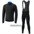 Abbigliamento Shimano 2019 Manica Lunga e Calzamaglia Con Bretelle Nero Blu