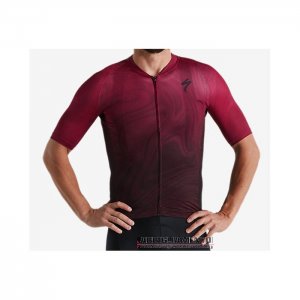 Abbigliamento Specialized Manica Corta e Pantaloncino Con Bretelle 2021 Nero Rosso