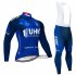Abbigliamento UHC 2020 Manica Lunga e Calzamaglia Con Bretelle Spento Blu