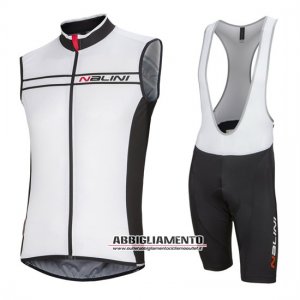 Gilet antivento Nalini 2016 Bianco E Nero