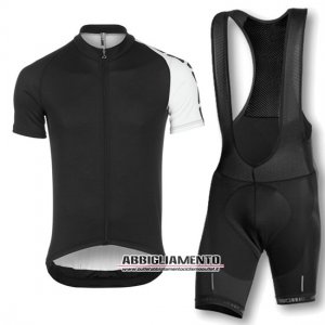 Abbigliamento Assos 2016 Manica Corta E Pantaloncino Con Bretelle Nero E Bianco