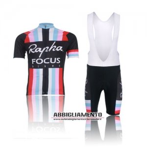 Abbigliamento Rapha 2013 Manica Corta E Pantaloncino Con Bretelle Nero E Rosso