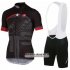 Abbigliamento Castelli 2016 Manica Corta E Pantaloncino Con Bretelle Rosso E Nero