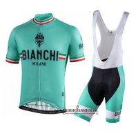 Abbigliamento Bianchi 2021 Manica Corta e Pantaloncino Con Bretelle Nero