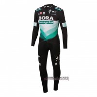 Abbigliamento Bora-hansgrone 2020 Manica Lunga e Calzamaglia Con Bretelle Nero Verde(1)