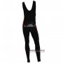 Abbigliamento Caisse d'Epargne 2020 Manica Lunga e Calzamaglia Con Bretelle Nero Rosso