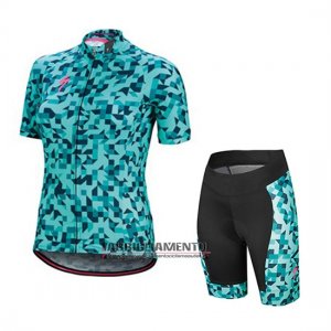 Donne Abbigliamento Specialized 2018 Manica Corta e Pantaloncino Con Bretelle Verde