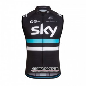 Gilet antivento Sky 2016 Nero E Blu